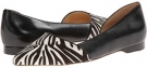 Zebra Print Haircalf/Black Cole Haan Amalia Skimmer for Women (Size 7)