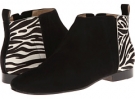 Black Suede/Zebra Haircalf Cole Haan Embury Bootie for Women (Size 5)