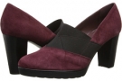 Burgundy Kidsuede Bella-Vita Zeta for Women (Size 6)