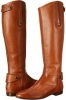 Cognac Gravati Flat Back Zip Boot for Women (Size 10)