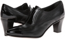 Black Gravati Cap Toe Mid-Heel for Women (Size 9.5)