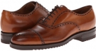 Cognac Gravati 6 Eyelet Antique Calf Cap Toe Oxford for Men (Size 11)