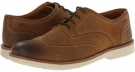 Tobacco Suede Clarks England Raspin Brogue for Men (Size 9.5)