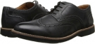 Black Leather Clarks England Raspin Brogue for Men (Size 11.5)