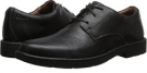 Black Leather Clarks England Stratton Way for Men (Size 8)