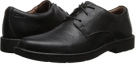 Black Leather Clarks England Stratton Way for Men (Size 10)