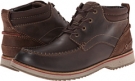 Dark Brown Nubuck Clarks England Mahale Mid for Men (Size 9.5)