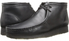 Black Leather Clarks England Wallabee Boot for Men (Size 7.5)
