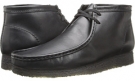 Black Leather Clarks England Wallabee Boot for Men (Size 7)