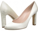 Ivory Satin/White Glitter Heel Kate Spade New York Allora for Women (Size 5)