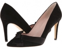 Black Suede/Black Satin Kate Spade New York Perry for Women (Size 10.5)