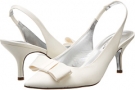 Ivory Satin Nina Beatrix for Women (Size 7.5)