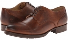 Cognac Antque Pull Up Frye Erin Lug Oxford for Women (Size 7)