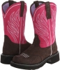 Espresso Gator Print/Pink Ariat Probaby Flame for Women (Size 10)