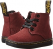 Cherry Red Canvas Dr. Martens Kid's Collection Laney B Lace Boot for Kids (Size 5)