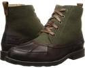 Dark Brown Leather/Green Wool Sebago Coburn Lace Mid for Men (Size 12)