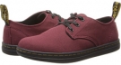 Cherry Red Canvas Dr. Martens Kid's Collection Korey Lace Shoe for Kids (Size 12)