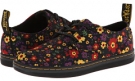 Black Vintage Garden T Canvas Dr. Martens Kid's Collection Korey Lace Shoe for Kids (Size 12)