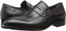 Black Waterproof Calfskin Johnston & Murphy Russell Penny for Men (Size 8)