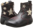 Black Pazitos Twinkle Bootie for Kids (Size 4)