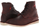 Black Red Pullup Oliberte Gando for Men (Size 7)