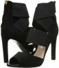 Black Suede/Black Elastic Diane von Furstenberg Juliesa for Women (Size 7)