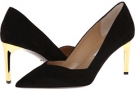 Black Suede Diane von Furstenberg Hilda for Women (Size 7.5)