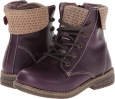 Eggplant Leather Kid Express Braxton for Kids (Size 4.5)
