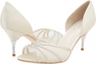 Ivory Satin Ivanka Trump Nola 2 for Women (Size 8.5)