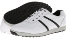 White/Black FootJoy Contour Casual Spikeless for Men (Size 7)