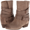 Truffle Taupe Oiled Suede/Leather Naya Fisher Hidden Wedge Boot for Women (Size 9.5)