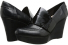 Black Leather/Patent Naya Othello for Women (Size 6.5)