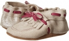 Sparkle Cream Robeez Cali Soft Soles for Kids (Size 4.5)