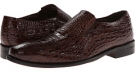 Cognac Crocodile & Hornback Print Leather Stacy Adams Parisi for Men (Size 12)