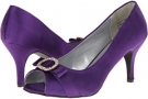 Purple Satin Annie Lobby for Women (Size 7)