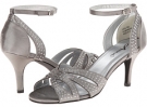 Pewter Satin Annie Lucia for Women (Size 6)