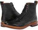 Black Milled Leather Stacy Adams Madison II for Men (Size 9)