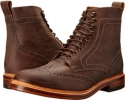 Brown Buff Waxy Leather Stacy Adams Madison II for Men (Size 8.5)