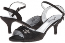 Black Satin Annie Eros for Women (Size 9.5)