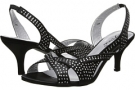 Black Satin Annie Laver for Women (Size 7.5)