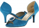 Teal Satin Annie Librae for Women (Size 11)