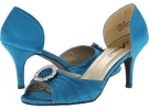 Teal Satin Annie Librae for Women (Size 13)