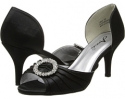 Black Satin Annie Librae for Women (Size 7.5)