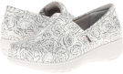 White Floral Printed Patent Leather SoftWalk Meredith for Women (Size 9.5)