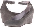 Charoal Suede Johnston & Murphy Tracey Ankle Strap for Women (Size 6.5)