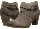 Mushroom Oiled Suede Johnston & Murphy Noel Belted Bootie for Women (Size 6.5)