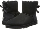 Black UGG Mini Bailey Bow for Women (Size 9)