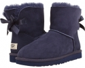 Peacoat UGG Mini Bailey Bow for Women (Size 6)