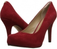 Fire Red Chrome Free Suede Isola Cagney for Women (Size 6.5)