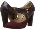 Bordo Red King Suede/Snake Print Isola Tace for Women (Size 8)